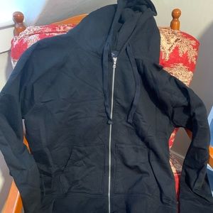 Gap Women’s Black Zip Up Hoodie XXL excellent used condition